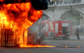 مصدومیت 4 نفر در حریق خانه‌